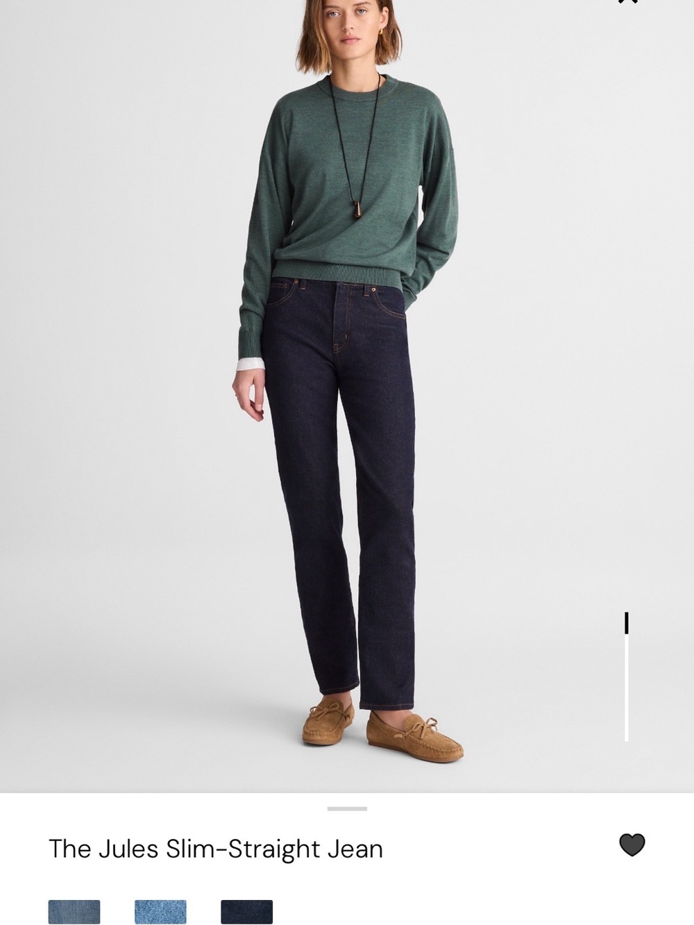 Madewell Jules Slim Straight Leg Jean - 28R